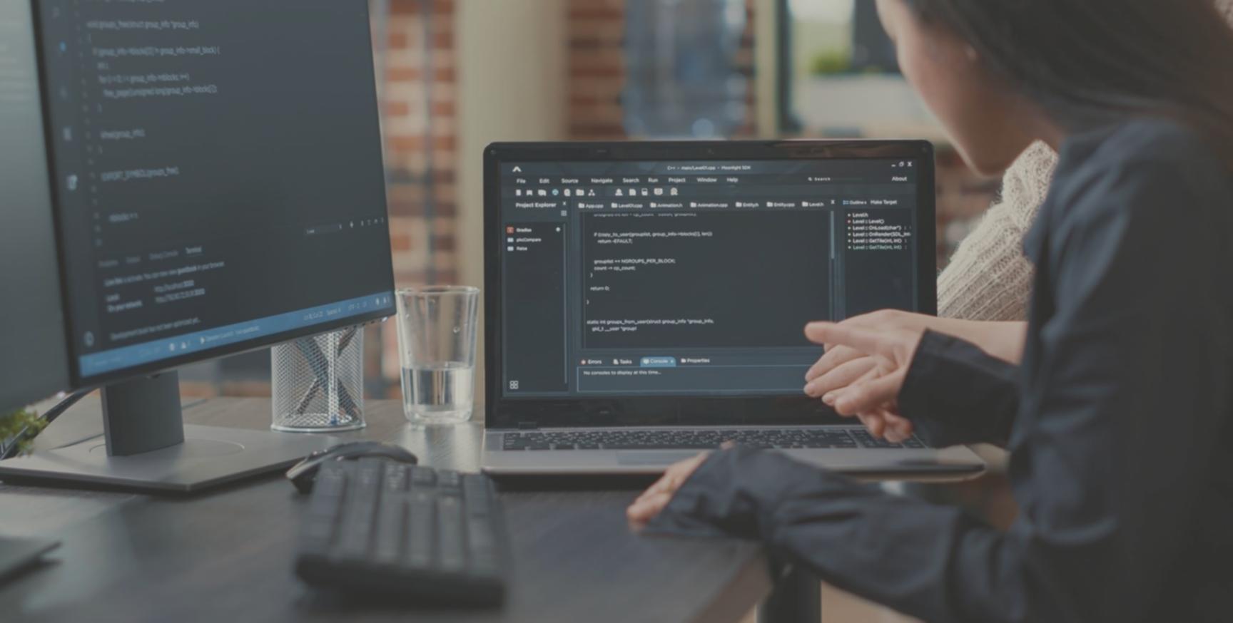 Blockchain development workspace showing multi-node testing environment